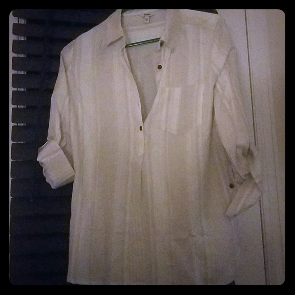 Cute relaxed button down shirt